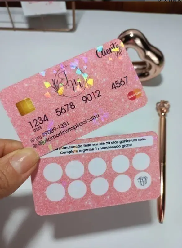 Cartões Fidelidade Especial Vip Gold